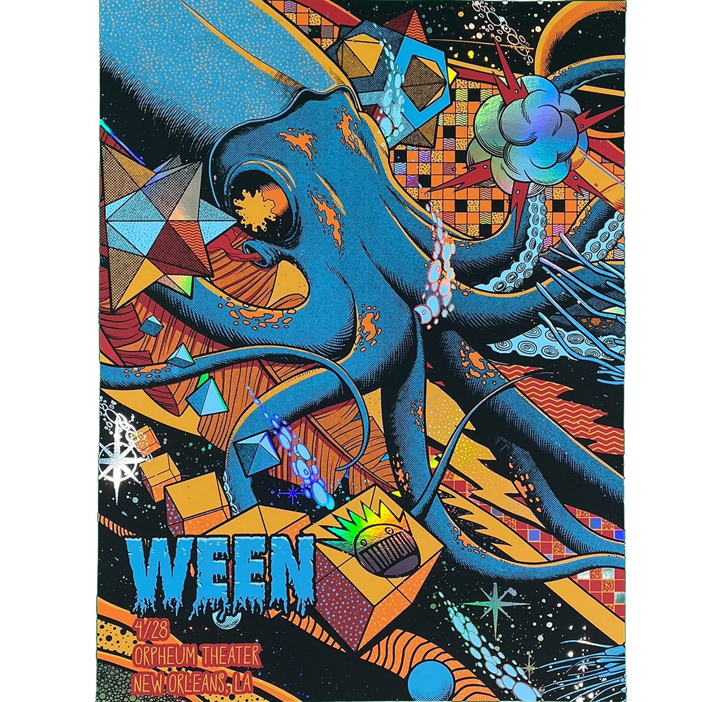 New Orleans, LA – 4/28/23 Show Poster by Pedro Correa - Web Exclusive Variant