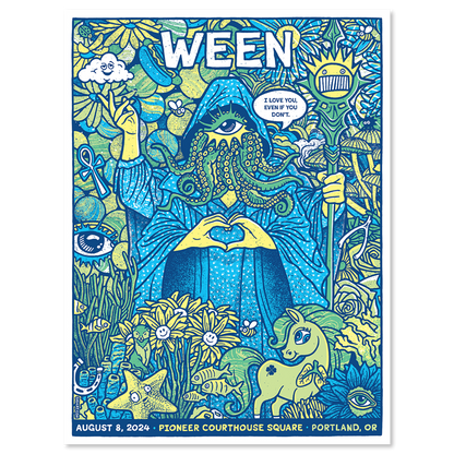 Portland, OR - 8/8/24 Poster by Gregg Gordon