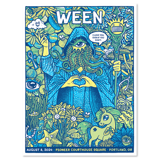 Portland, OR - 8/8/24 Poster by Gregg Gordon