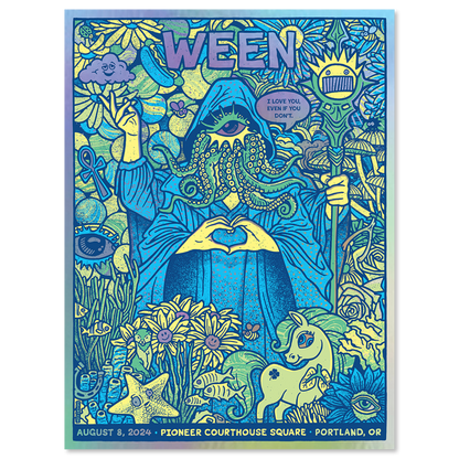 Portland, OR - 8/8/24 Poster by Gregg Gordon