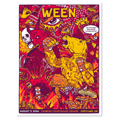 Portland, OR - 8/9/24 Poster by Gregg Gordon