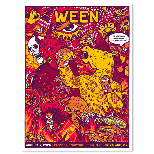 Portland, OR - 8/9/24 Poster by Gregg Gordon