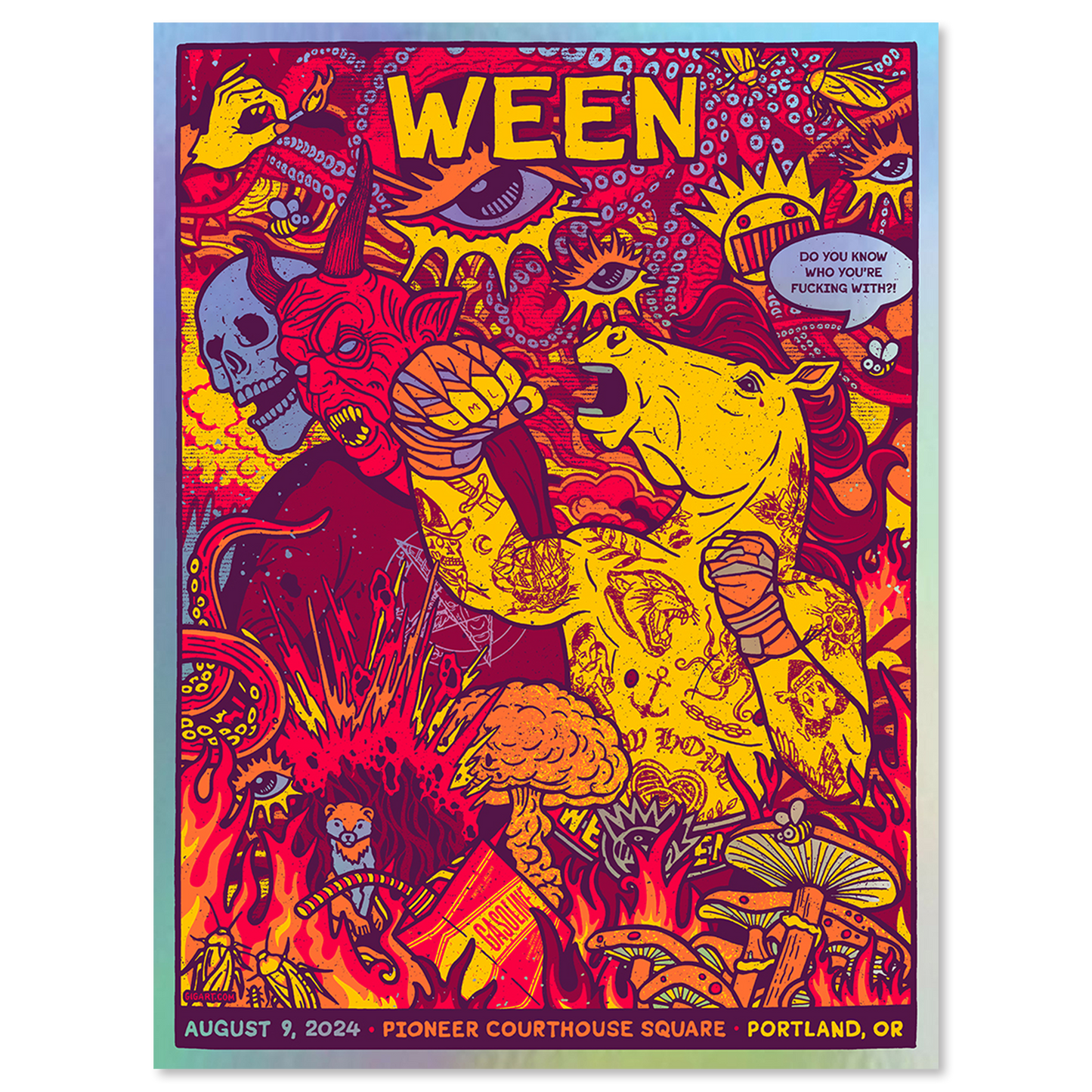 Portland, OR - 8/9/24 Poster by Gregg Gordon