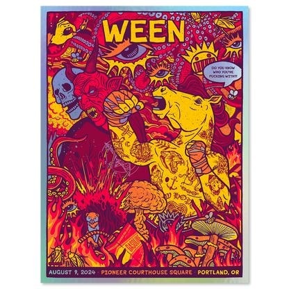 Portland, OR - 8/9/24 Poster by Gregg Gordon